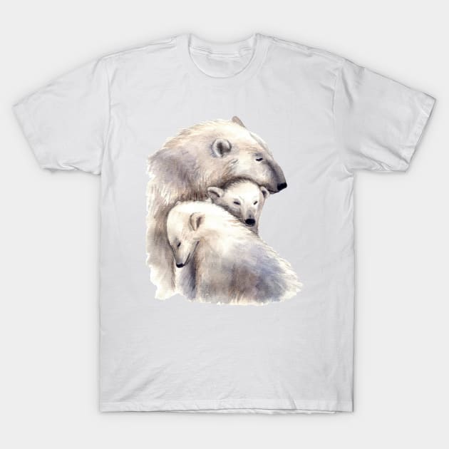 white bear's family T-Shirt by alenaganzhela